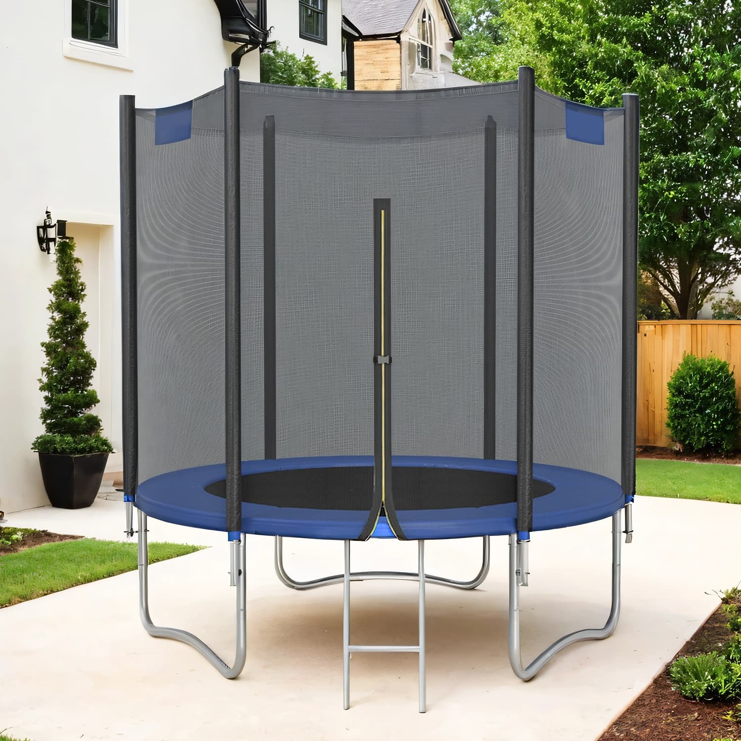 Trampoline Safety Pad - Green - 8 ft Replacement Spring Cover and Edge Protection