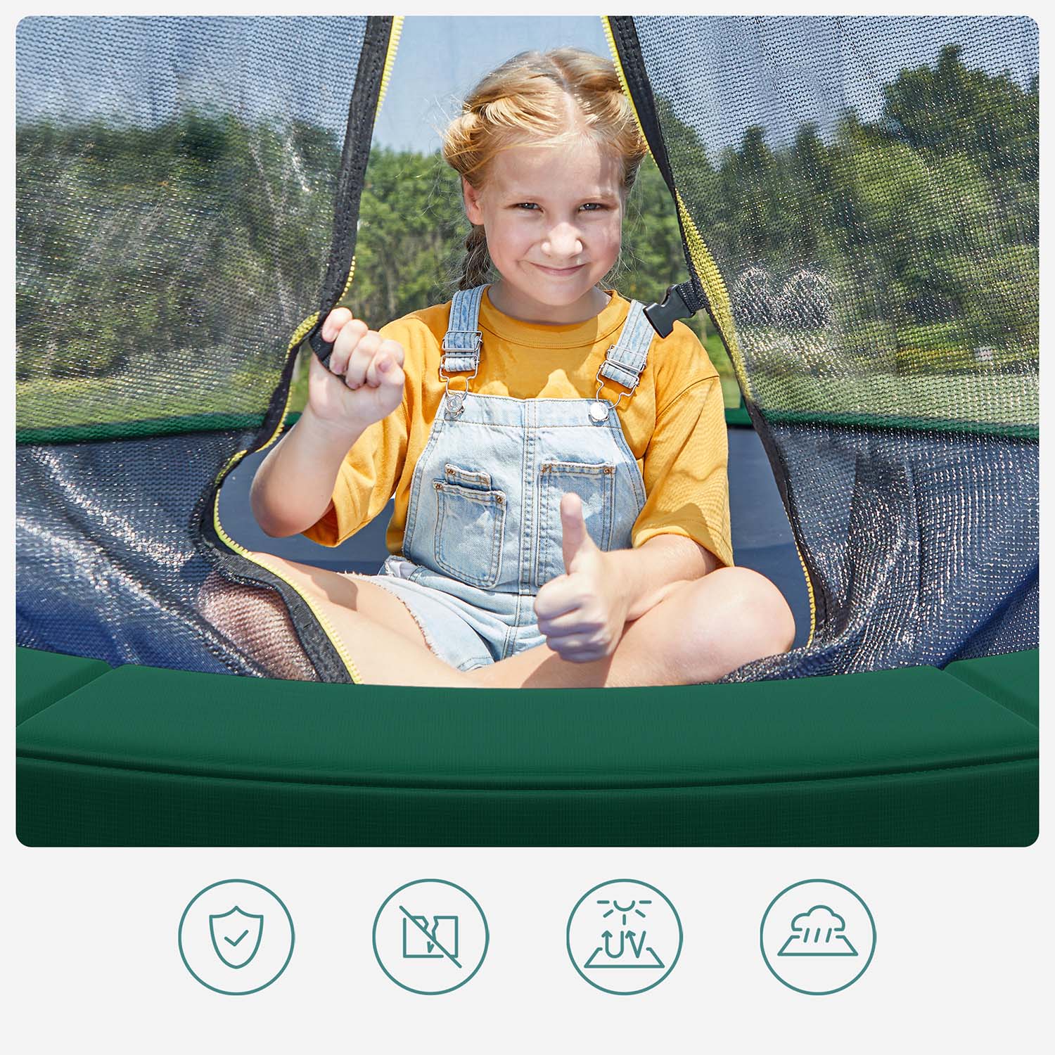 Trampoline Safety Pad - UV-Resistant Tear-Resistant Material