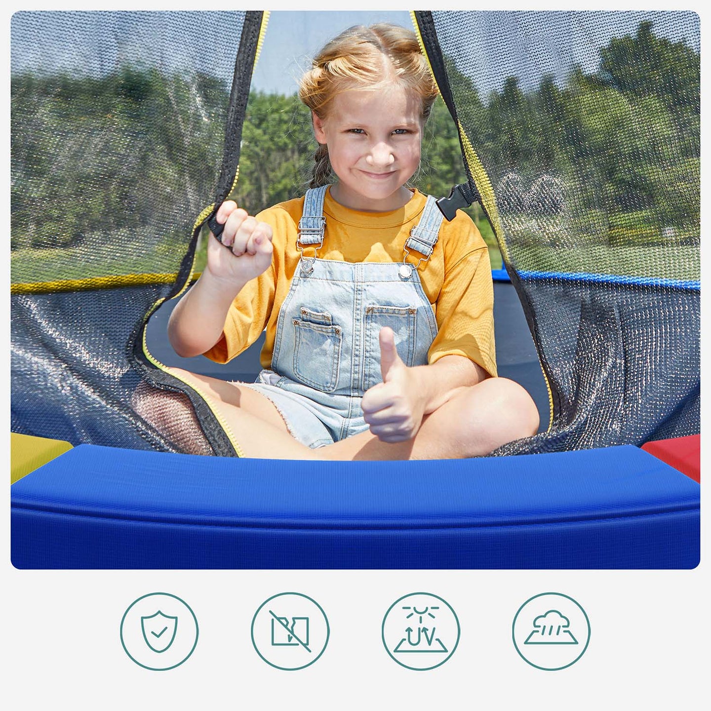 Replacement Trampoline Pad - UV-Resistant Material