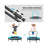 Mini Trampoline - 36" - Galvanized Steel - Handlebar