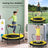 Mini Trampoline - With Handlebar - For Kids - Yellow
