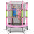 Mini Trampoline - With Handlebar - For Kids - Pink
