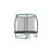 Trampoline - Metal - Blue - Safety Enclosure Net with TÜV Rheinland GS Certification 10 ft