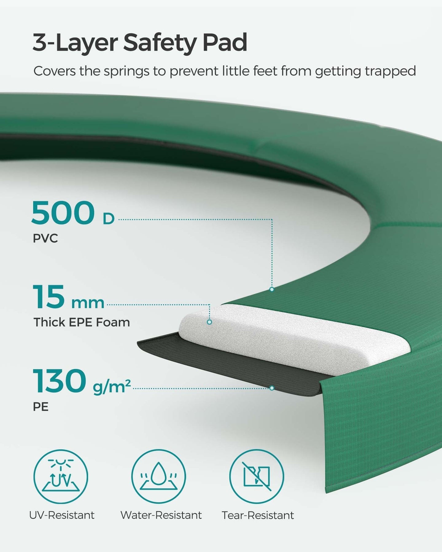 Trampoline - Metal - Round