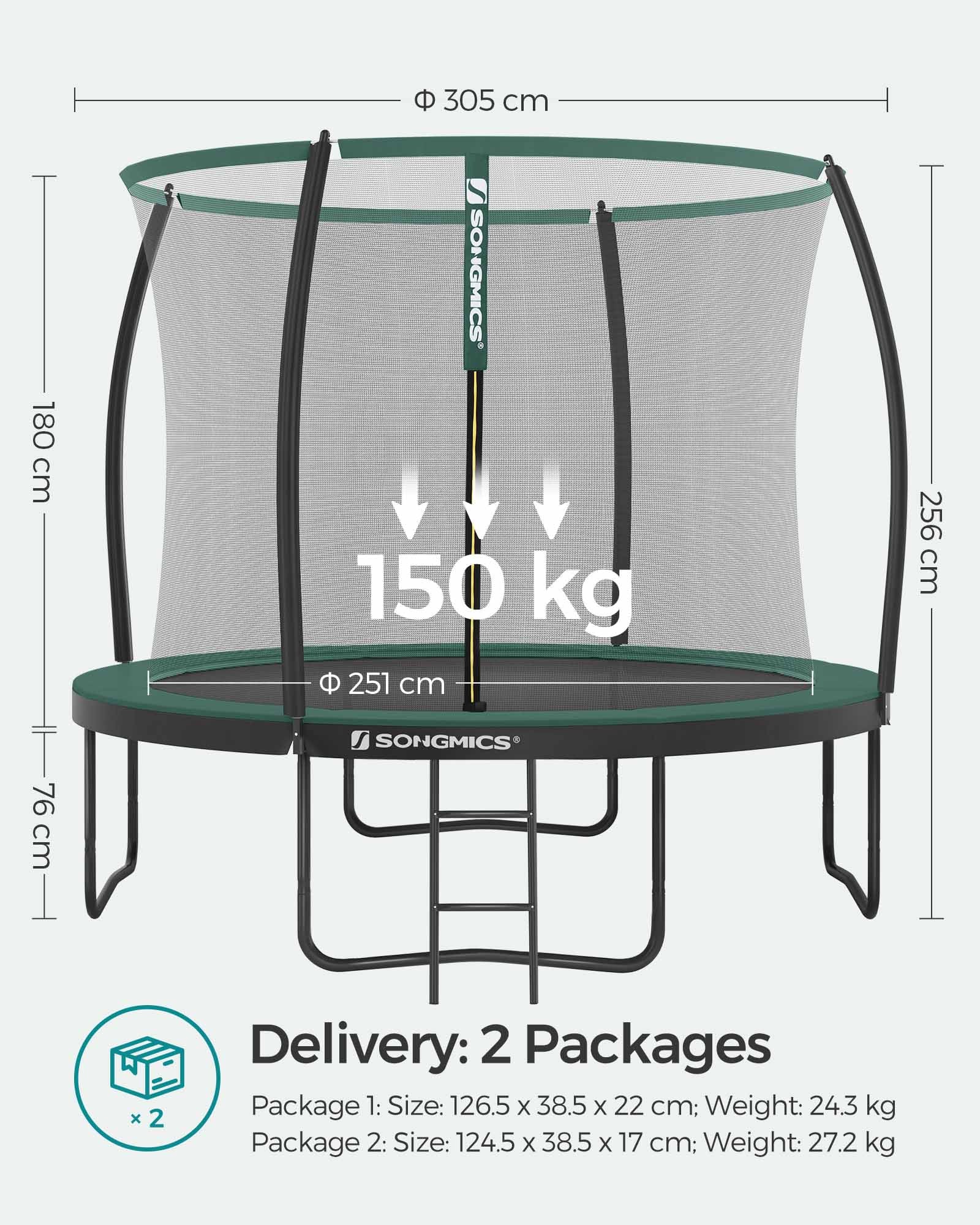 Trampoline - Metal - Round