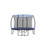 Garden Trampoline - Metal - Round