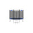 Trampoline - Fabric - Blue - Complete Set with Safety Enclosure and Ladder