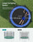 Trampoline - Fabric - Blue - Complete Set with Safety Enclosure and Ladder
