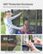 Trampoline - Fabric - Blue - Complete Set with Safety Enclosure and Ladder