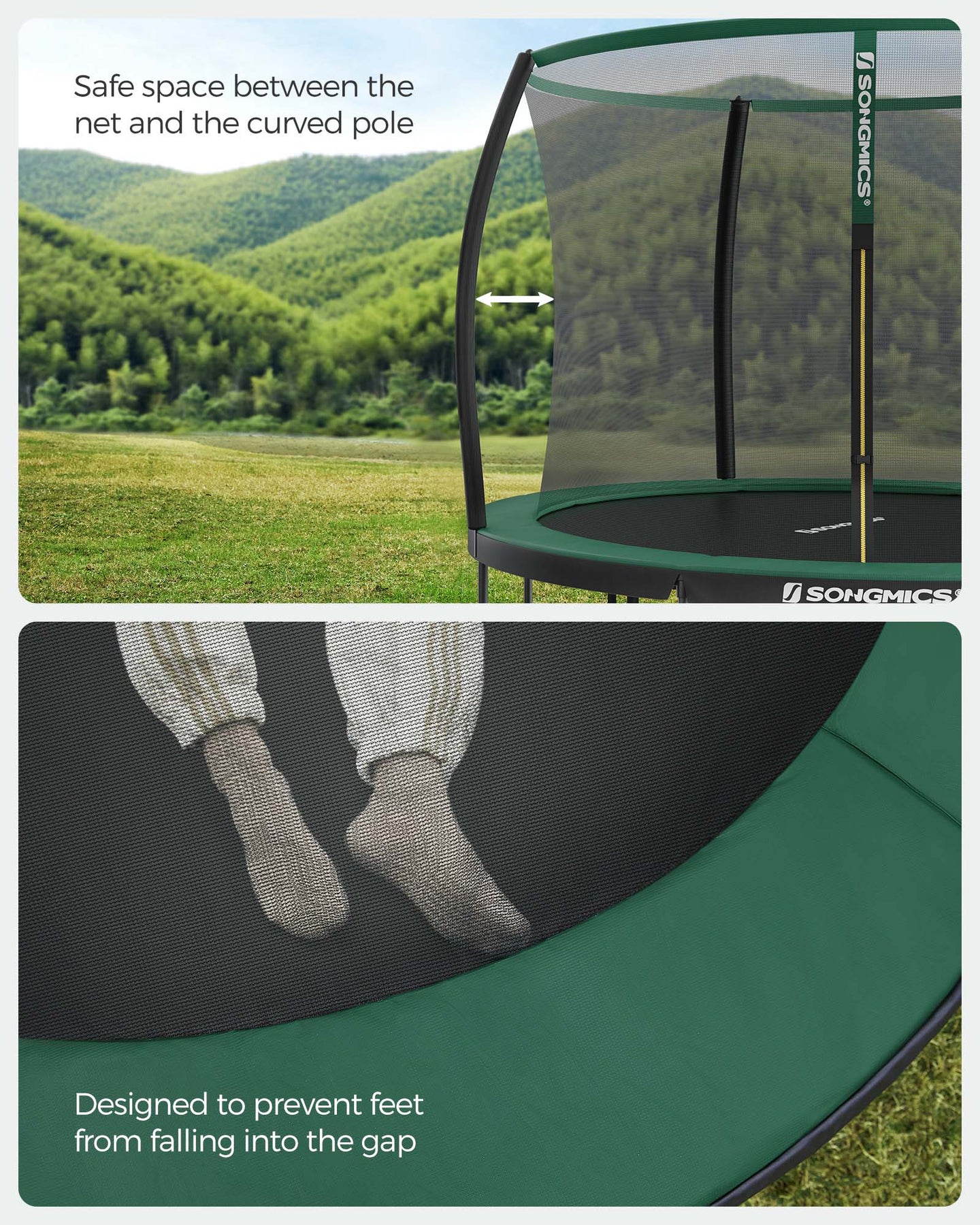 Round Trampoline - Steel - Multi-Color