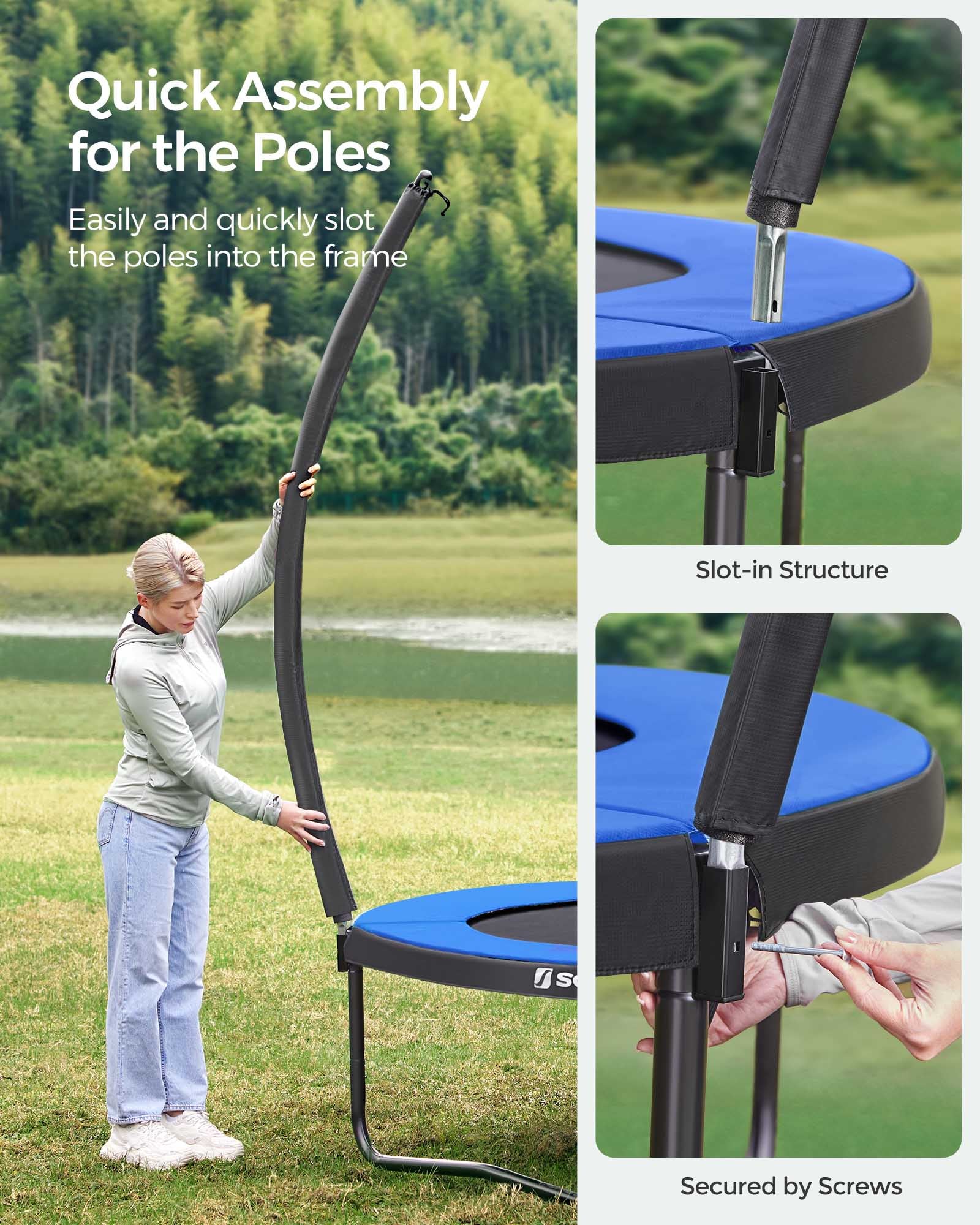 Backyard Trampoline - Steel - Round