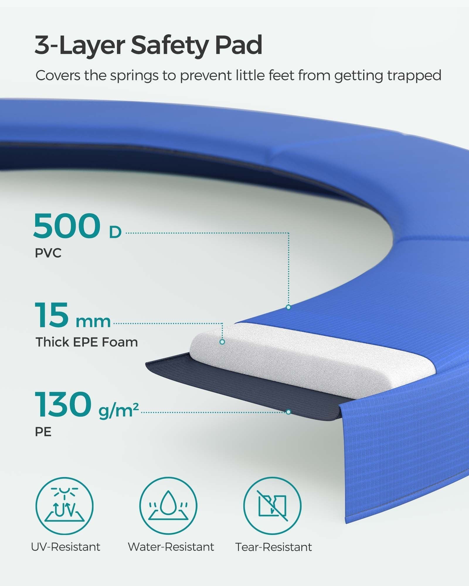 Backyard Trampoline - Steel - Round