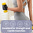 Set of 2 Dumbbells - Lightweight 1 kg Each - Neoprene - Multicolor