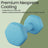 Dumbbell Set - Neoprene - Green - Hexagonal Design