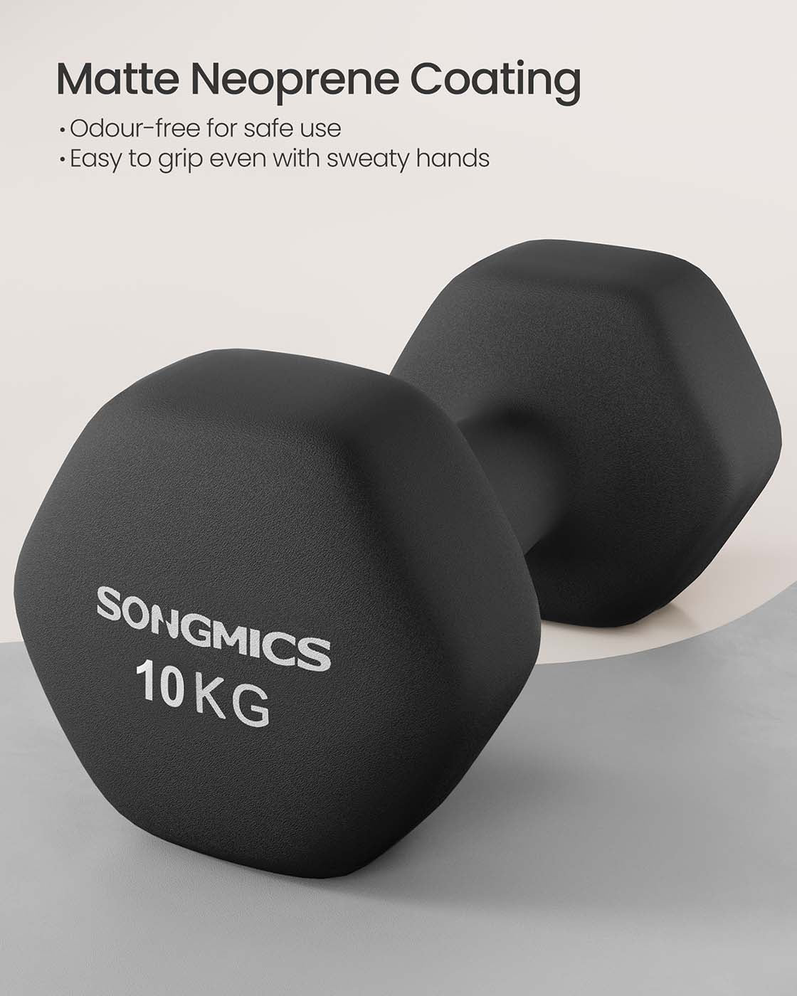 Hex Dumbbell Set - Neoprene - Multi-colored