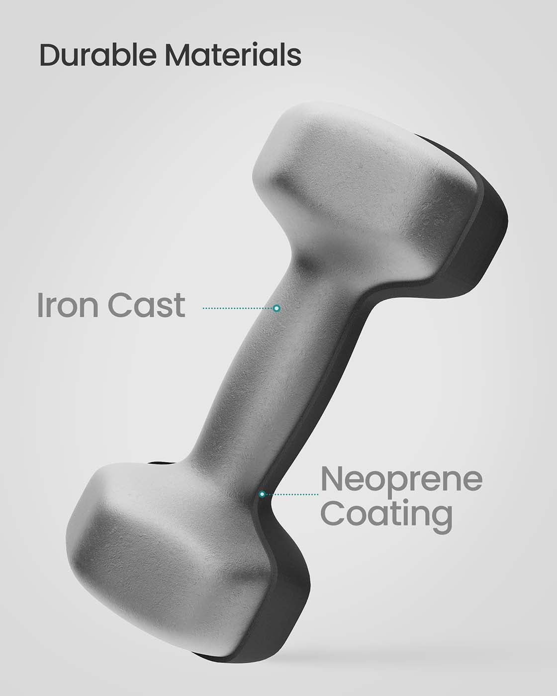 Hex Dumbbell Set - Neoprene - Multi-colored