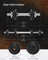 Adjustable Dumbbells - Cast Iron - Orange - Includes Extra Barbell Bar and Removable Protective Covers