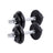 Adjustable Dumbbell Set - Cast Iron - Orange - 20kg with Extra Barbell Bar