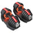 Adjustable Dumbbells Set 2 Pack 11-in-1 1.5- Home Gym Black Red - Steel and ABS Plastic - Black