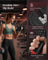 Adjustable Dumbbells Set 2 Pack 12-in-1 1.5- Home Gym Black Red - Steel and ABS Plastic - Black