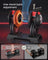 Adjustable Dumbbells Set 2 Pack 12-in-1 3- Home Gym Black Red - Steel and ABS Plastic - Black