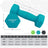 Dumbbell Kit - Neoprene - Lime, Teal, Grey - Includes Storage Stand
