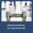 Dumbbell Set - Neoprene - Lime, Teal, Light Grey - Non-Slip with Stand