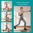Dumbbell Set - Neoprene - Lime, Teal, Light Grey - Non-Slip with Stand