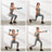 Hex Dumbbells Set - Neoprene - Lime, Teal, Grey - Includes Stand