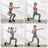 Hex Dumbbell Set - Neoprene - Lime, Teal, Grey - Includes Storage Rack