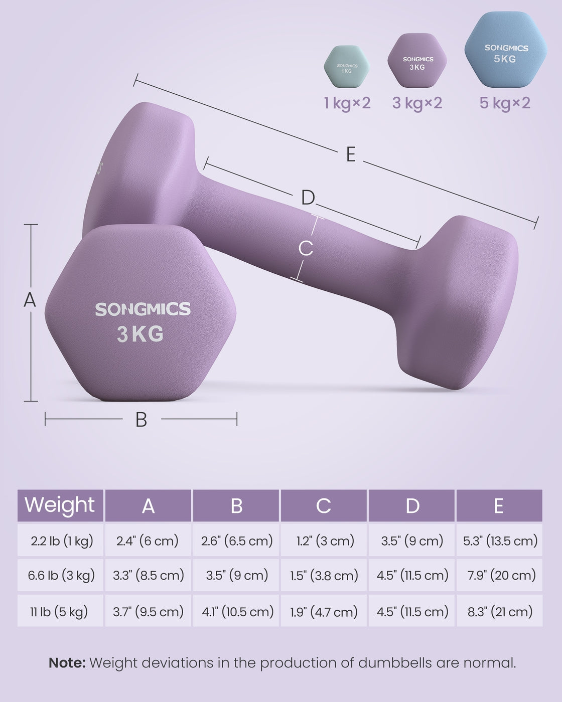 Hex Dumbbells Set - Neoprene - Lime, Teal, Grey - Includes Stand