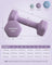 Hex Dumbbells Set - Neoprene - Lime, Teal, Grey - Includes Stand