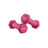Vinyl Dumbbells - Set of 2 - Pink - Various Weights (0.5 kg to 5 kg)