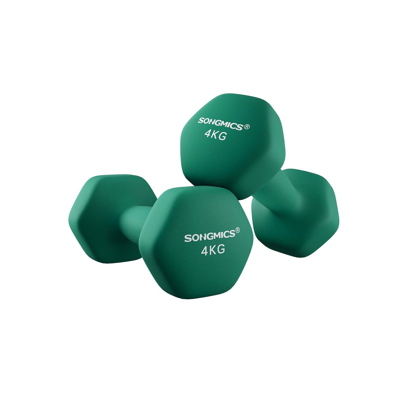 Dumbbells - Set of 2 (2 x 4 kg) - Vinyl