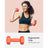 Hexagonal Dumbbells - Steel - Orange - Pair of 2 x 1 kg for Home Workout and Fitness Training