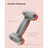 Hexagonal Dumbbells - Steel - Orange - Pair of 2 x 1 kg for Home Workout and Fitness Training