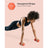 Hexagonal Dumbbells - Steel - Orange - Pair of 2 x 1 kg for Home Workout and Fitness Training