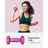 Hexagonal Dumbbells Set - Hexagonal Steel - Pink - Ideal for Home Workout and Fitness Training