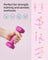 Hexagonal Dumbbells Set - Hexagonal Steel - Pink - Ideal for Home Workout and Fitness Training