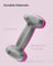 Hexagonal Dumbbells Set - Hexagonal Steel - Pink - Ideal for Home Workout and Fitness Training