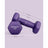 Set of 2 Hexagonal Dumbbells - Steel - Purple - Ideal for Home Workout and Fitness Training