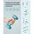 Hexagonal Dumbbells Set - Steel - Light Blue - Ideal for Home Workout and Fitness Training