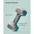 Set of 2 Hexagonal Dumbbells - Steel - Teal - Home Workout Fitness Exercise