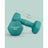 Set of 2 Hexagonal Dumbbells - Steel - Teal - Home Workout Fitness Exercise