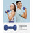 Dumbbells Set - Blue - Hexagonal