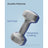 Dumbbells Set - Steel - Blue - Hexagonal Design for Home Workout