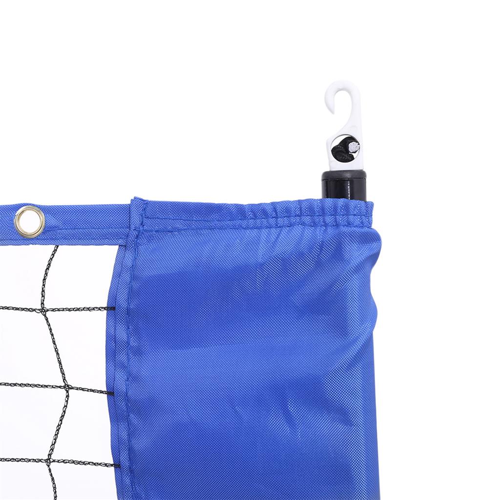 Badminton Net - Durable Fabric - Blue - Portable and Height Adjustable with Stand