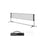 Tennis Net - Durable Mesh - Black - Height Adjustable