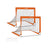 Set of 2 Children's Football Goals - Steel - Orange
