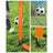 Set of 2 Children's Football Goals - Steel - Orange